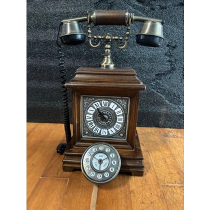 vintage antique 전화기 시계 인테리어 소품