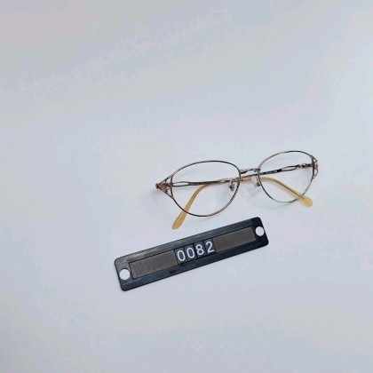 00s 일본 빈티지/ T415 보석 힌지 장식 티타늄 안경테53mm/여성안경 일제 수입 패션 클래식 y2k 아이웨어