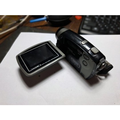 야시카 YASHICA DVC-525 디지털 캠코더 카메라/빈티지 레트로 로모 앤틱 y2k 일본 감성 필카 촬영 사진