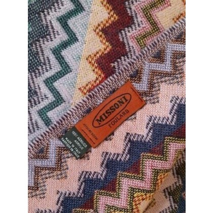 명품 미소니(MISSONI 정품)컬러풀한 색채감각이 뛰어난 아름다운 머플러 목도리 스카프