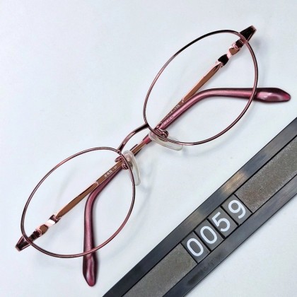 일본 사바에 하우스브랜드 빈티지 로쿠메이칸 순수 티타늄 오벌형 안경테/일제안경 수입 패션 여성용 여성안경 y2k