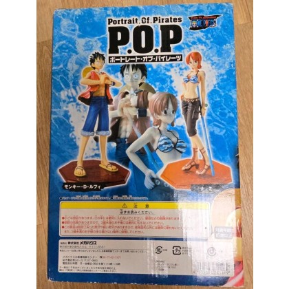 메가하우스 원피스피규어 pop루피,pop우솝,2년전 밀집모자해적단