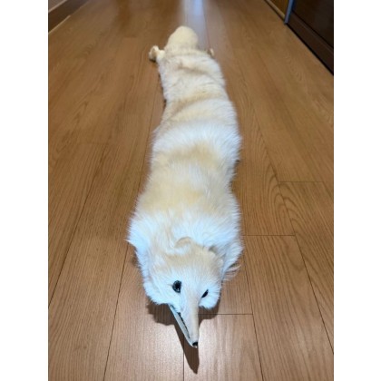 북극 여우 밍크 목도리