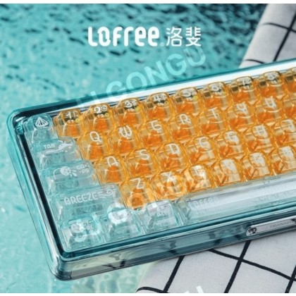 [미사용] Lofree 1% Orange Soda 투명 기계식 키보드