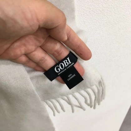 GOBI 고비 캐시미어 100 머플러 목도리