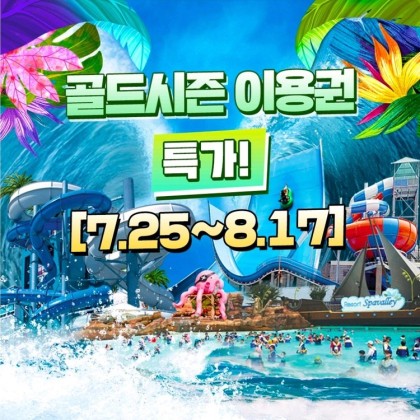 스파밸리 스파벨리 종일 자유이용권 팝니다 ( 대구 워터파크 수영장 )