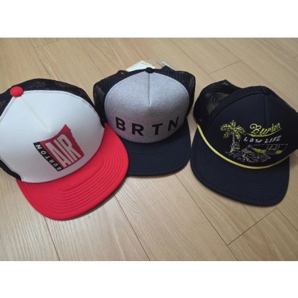 스노우보드 버튼 모자3종 일괄 burton