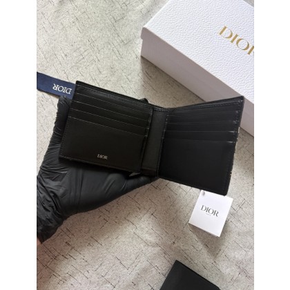 [새상품급/신형]디올 오블리크 반지갑 베이지