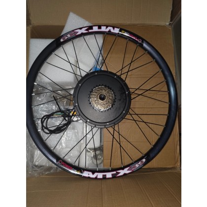 [미사용] 48V 1000W 전기자전거 모터휠 키트 + 48V 20Ah 배터리 일괄